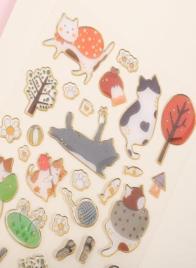 NVF Cute Cartoon Animal Sticker Set | Decorative Stickers for Journals, Scrapbooking & DIY Crafts (Pack of Multiple Designs) - Image 5